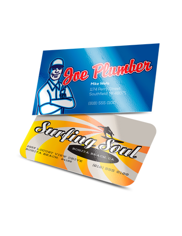 Gloss Laminated Luster Business Cards