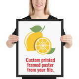 Custom Printed Framed Matte Paper poster