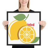 Custom Printed Framed Matte Paper poster