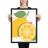 Custom Printed Framed Matte Paper poster