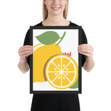 Custom Printed Framed Matte Paper poster